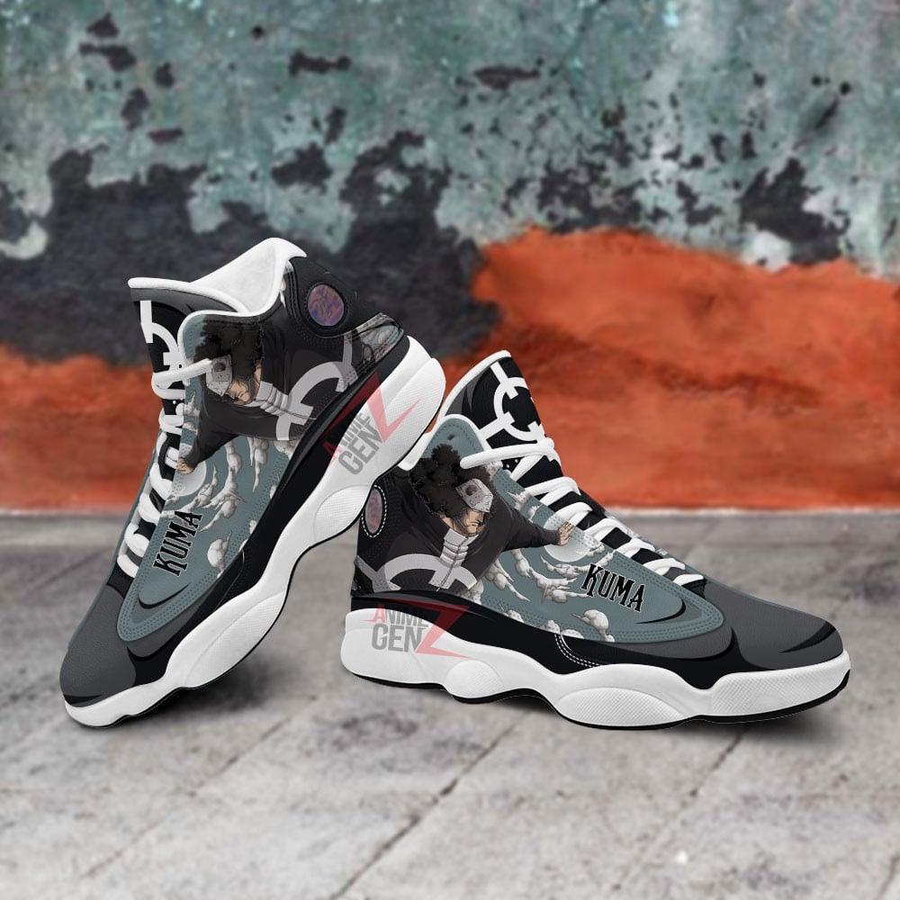 Kuma Air Jordan 13 Sneakers One Piece Custom Anime Shoes