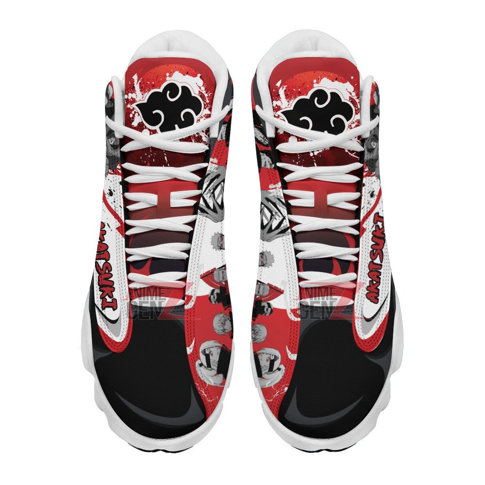 Naruto Akatsuki Air Jordan 13 Sneakers Custom Anime Shoes