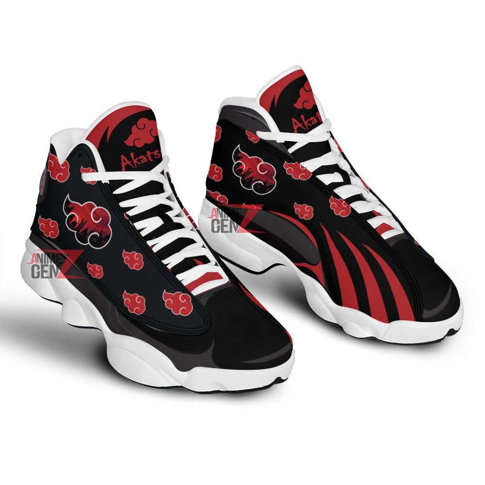 Naruto Akatsuki Air Jordan 13 Sneakers Custom Anime Shoes