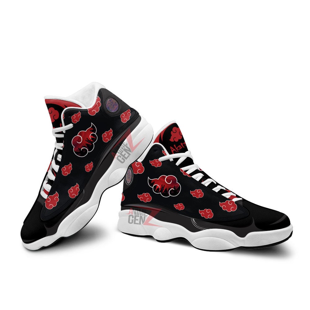 Naruto Akatsuki Air Jordan 13 Sneakers Custom Anime Shoes