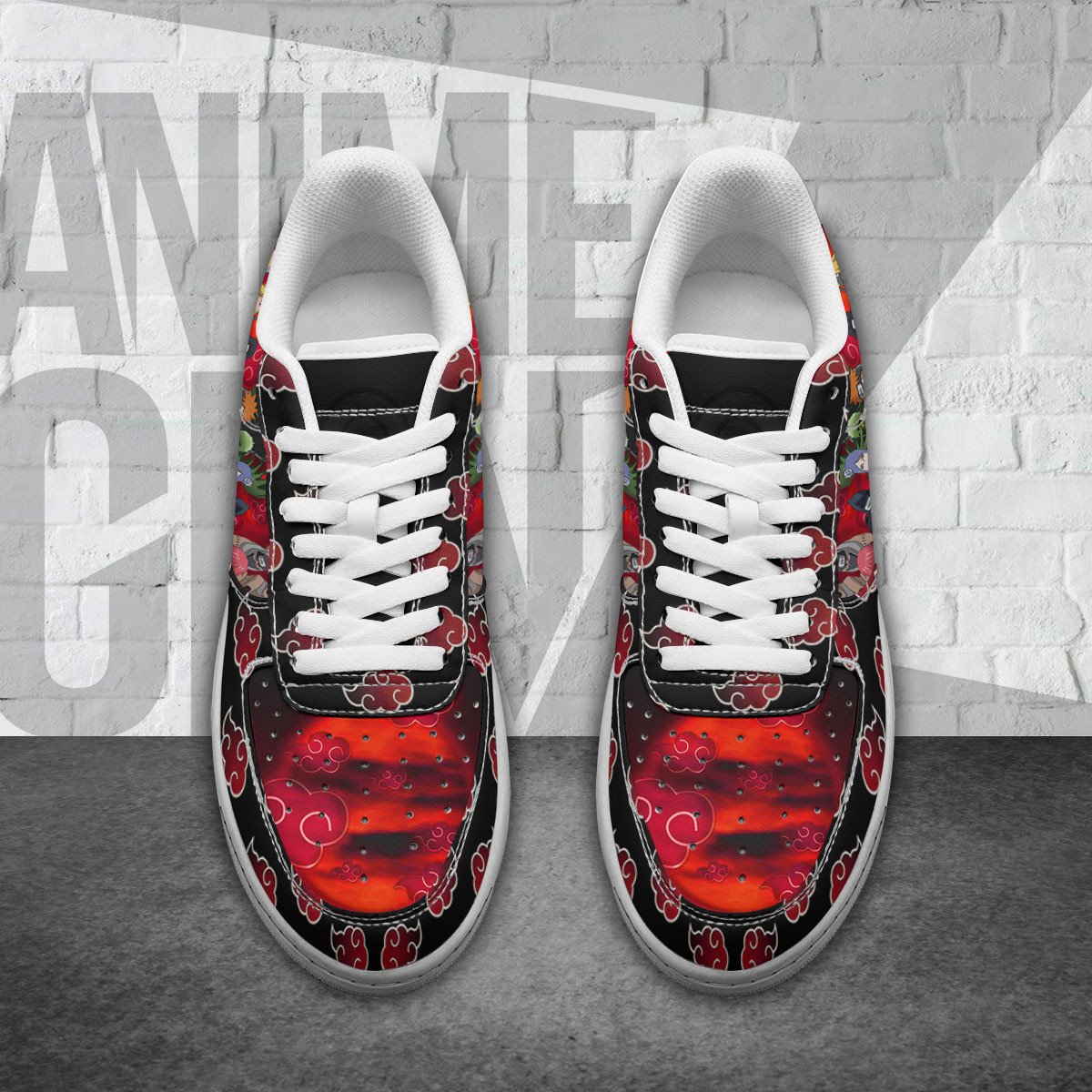 Naruto Akatsuki Air Sneakers Custom Anime Shoes