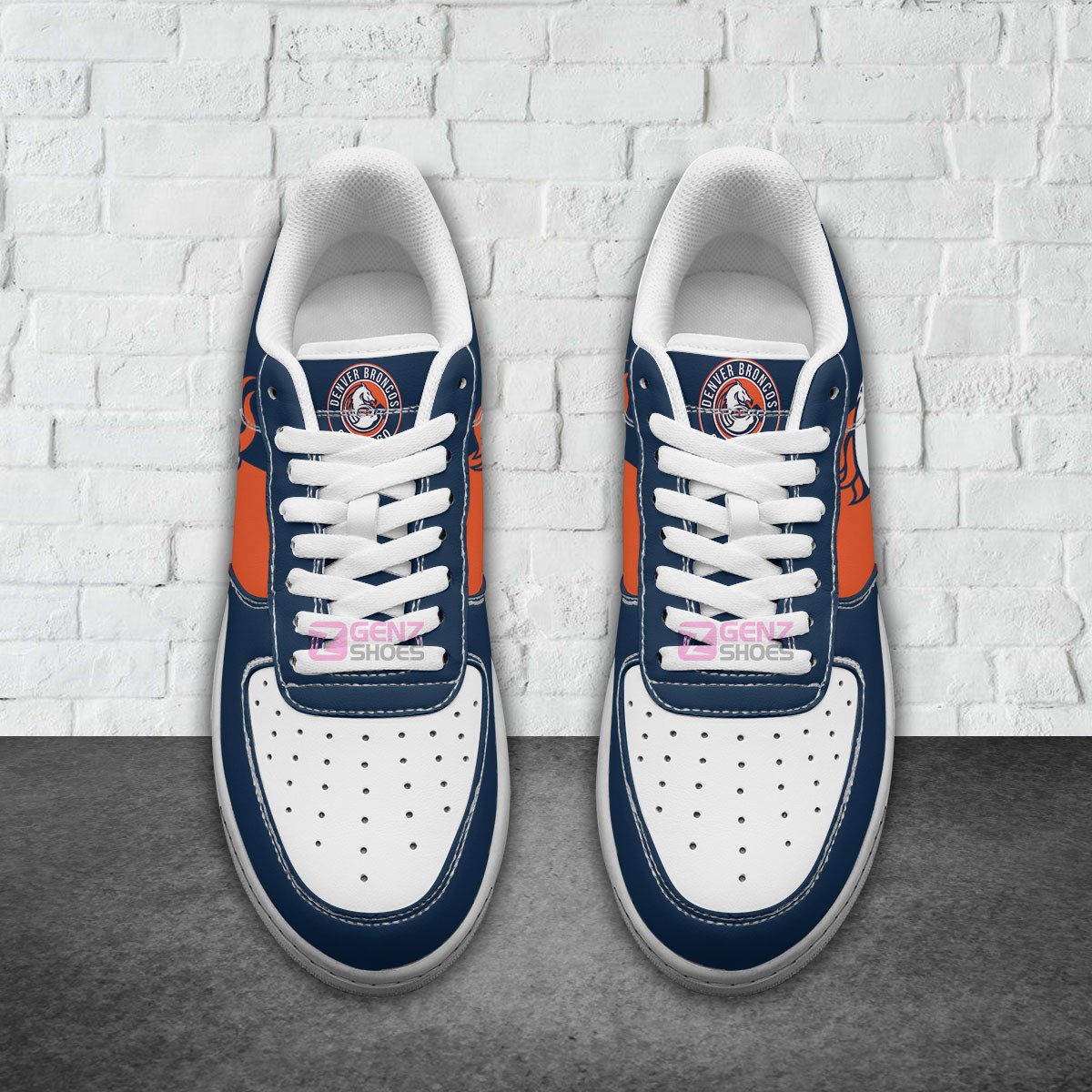 Denver Broncos Air Sneakers NFL Custom Sports Shoes