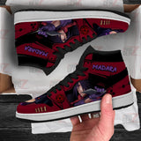 Naruto Anime JD Sneakers Madara Uchiha Anime Shoes