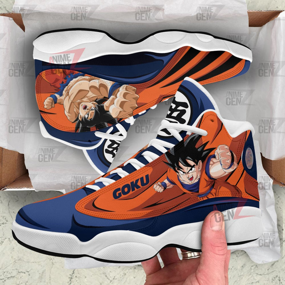 Dragon Ball Goku Air Jordan 13 Sneakers Custom Anime Shoes