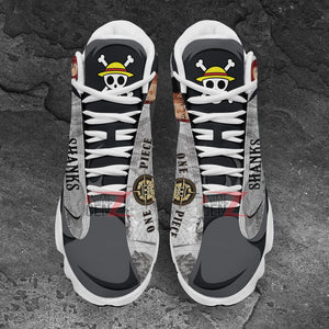 One Piece Shanks Air Jordan 13 Sneakers Custom Anime Shoes