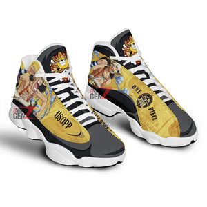 One Piece Usopp Air Jordan 13 Sneakers Custom Anime Shoes
