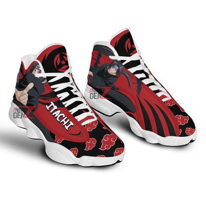 Naruto Akatsuki Uchiha Itachi Air Jordan 13 Sneakers Custom Anime Shoes
