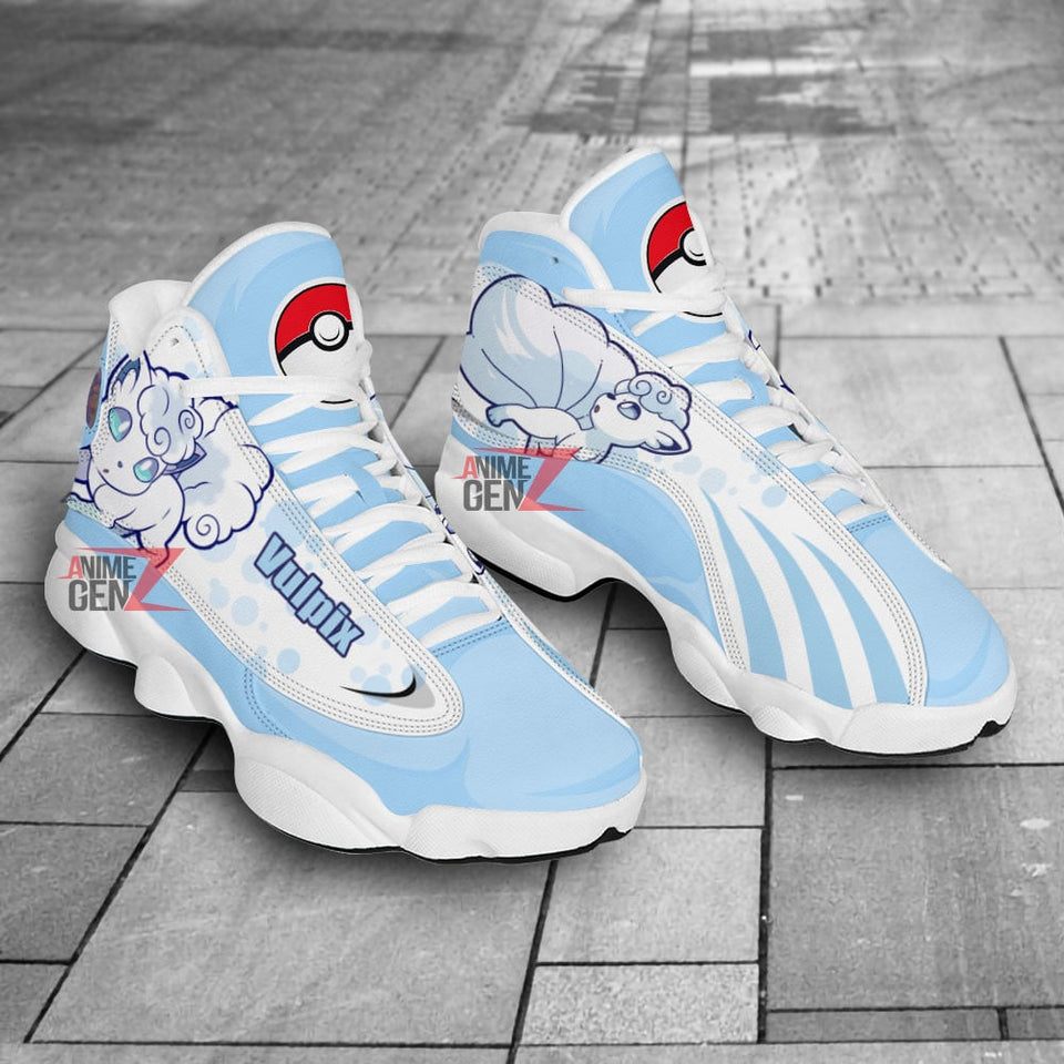 Pokemon Vulpix alola Air Jordan 13 Sneakers Custom Anime Shoes