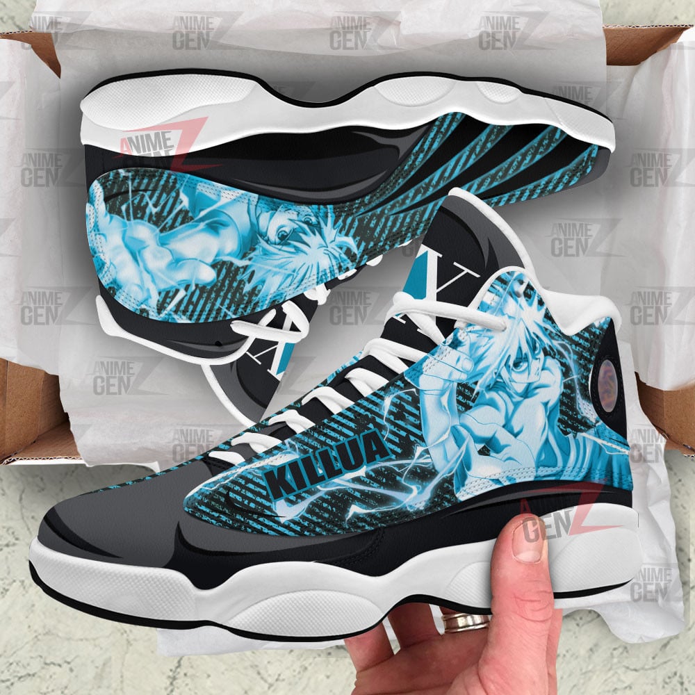 Hunter x Hunter Air Jordan 13 Sneakers Custom Anime Zoldyck Killua Shoes