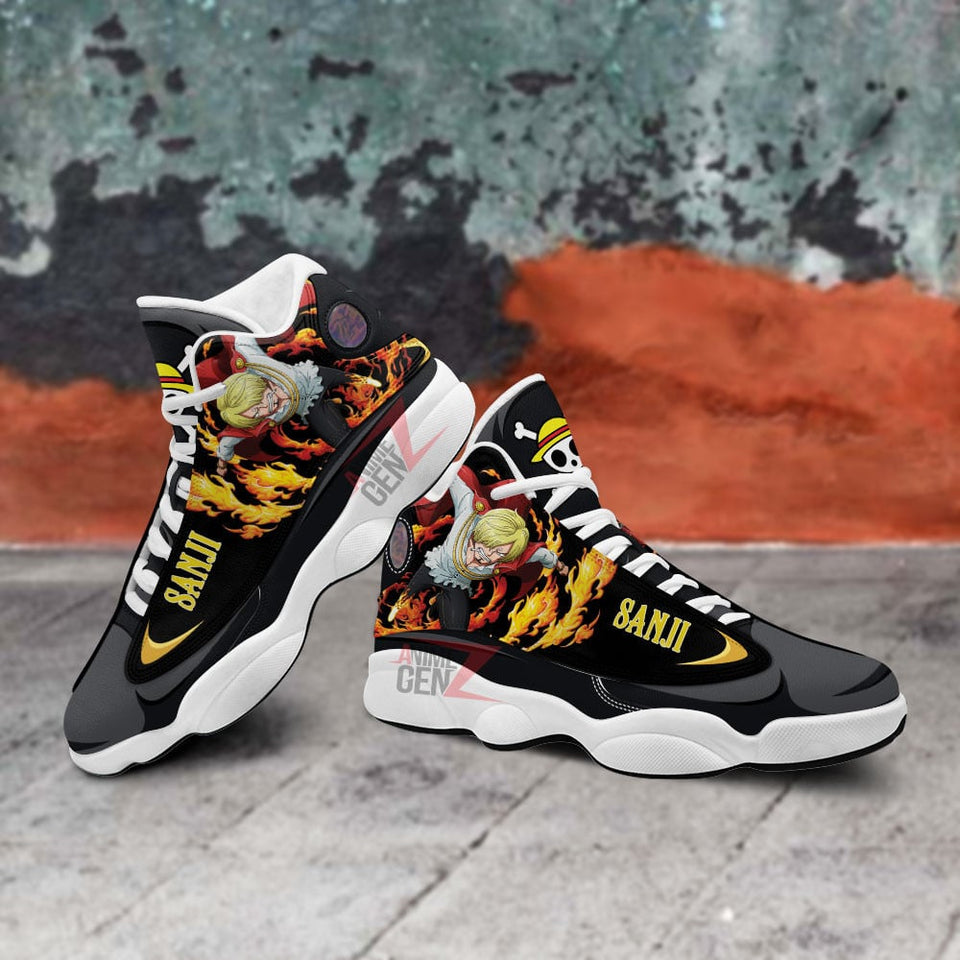 One Piece Sanji Air Jordan 13 Sneakers Custom Anime Shoes