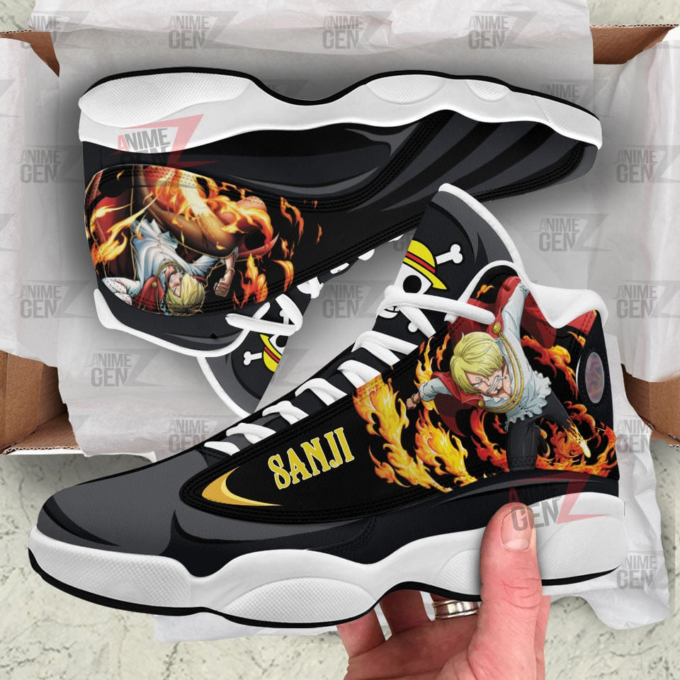 One Piece Sanji Air Jordan 13 Sneakers Custom Anime Shoes