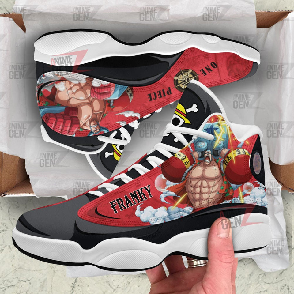 One Piece Franky Air Jordan 13 Sneakers Custom Animes Shoes