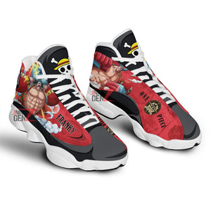 One Piece Franky Air Jordan 13 Sneakers Custom Animes Shoes