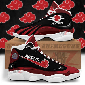 Naruto Akatsuki Air Jordan 13 Sneakers Custom Anime Shoes