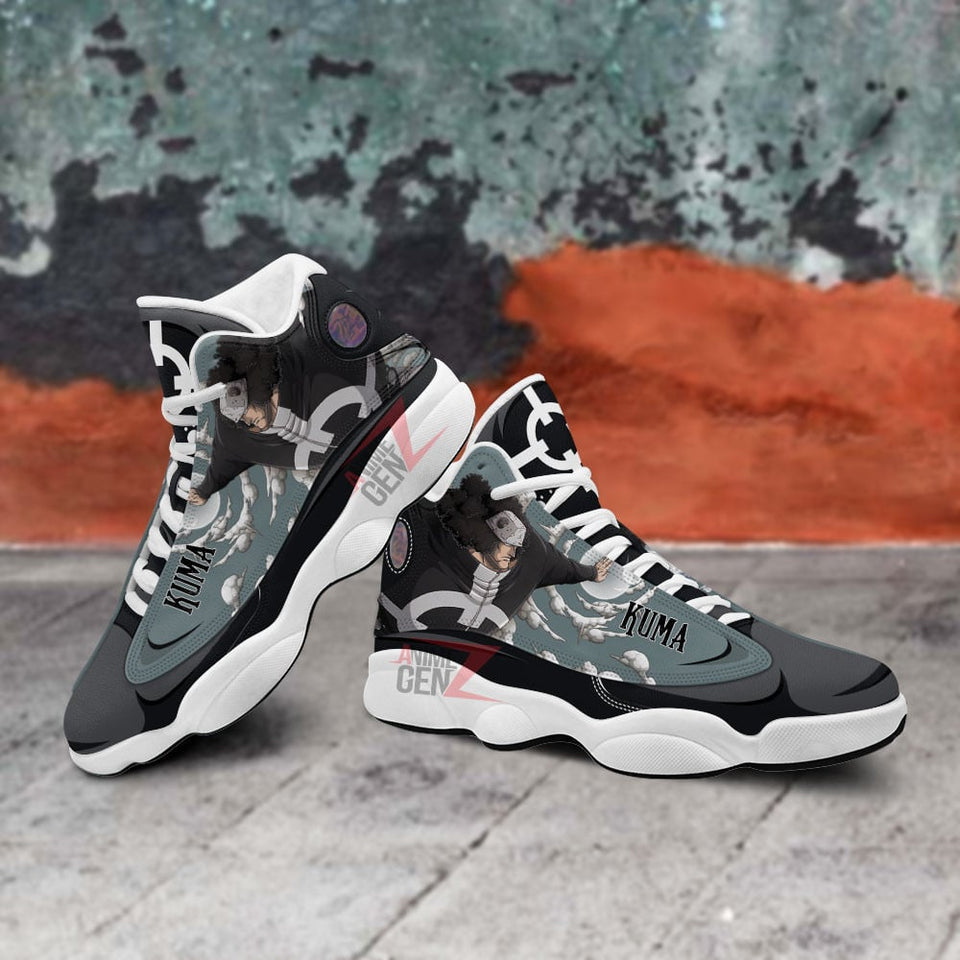 Kuma Air Jordan 13 Sneakers One Piece Custom Anime Shoes