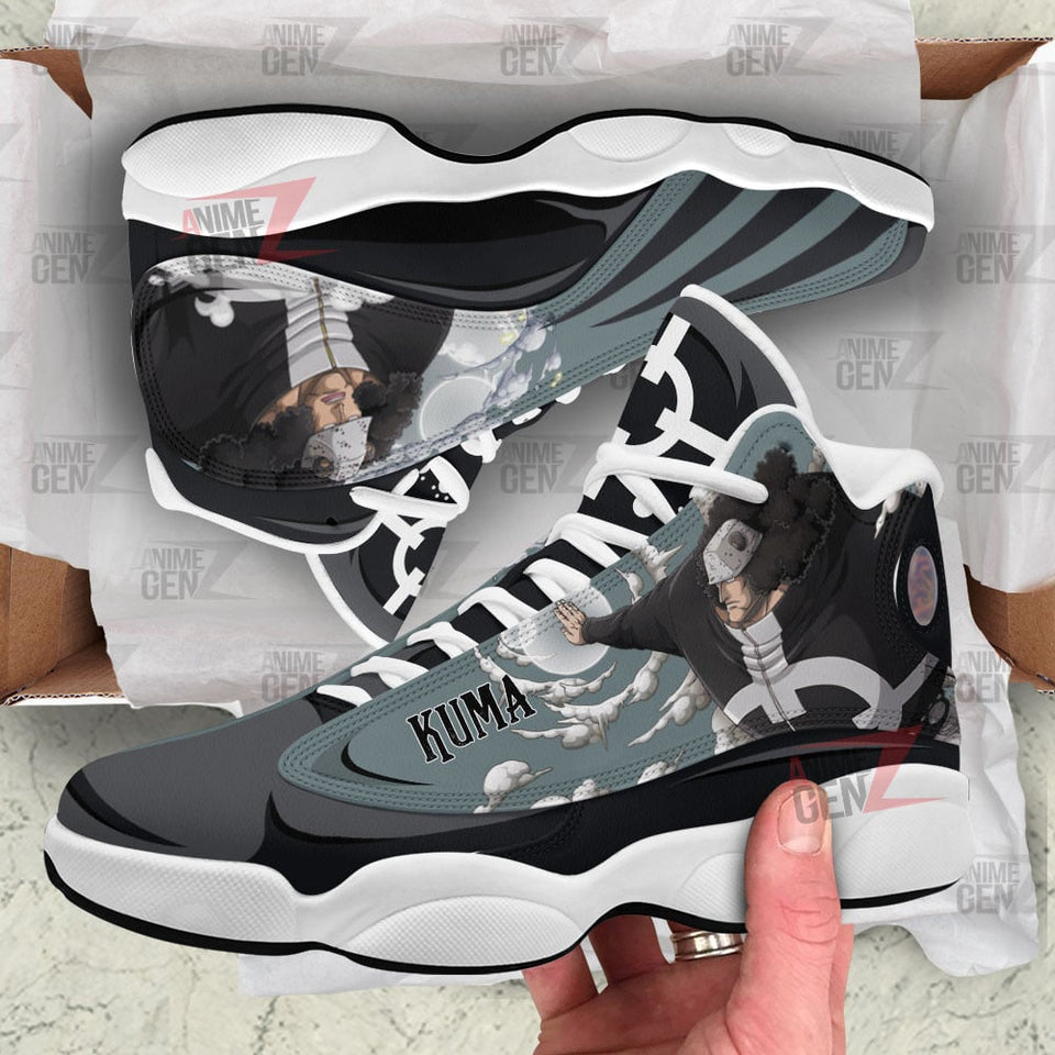 Kuma Air Jordan 13 Sneakers One Piece Custom Anime Shoes
