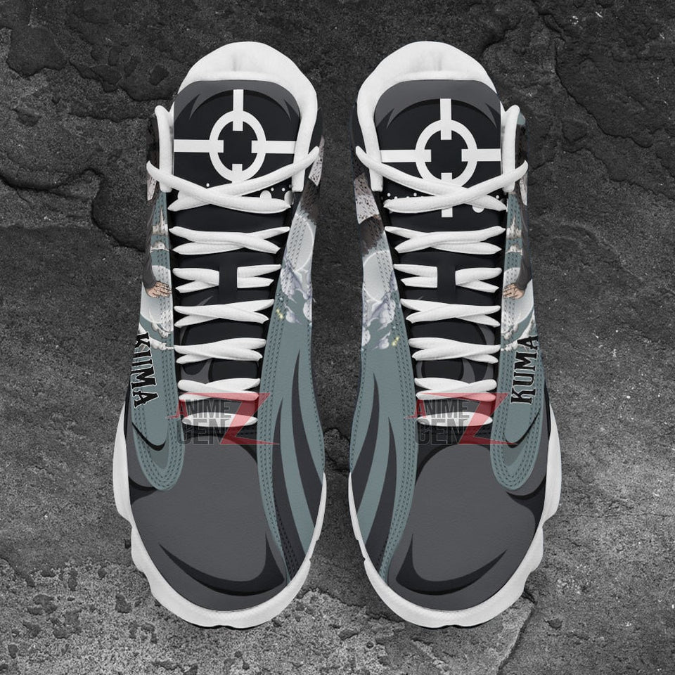 Kuma Air Jordan 13 Sneakers One Piece Custom Anime Shoes