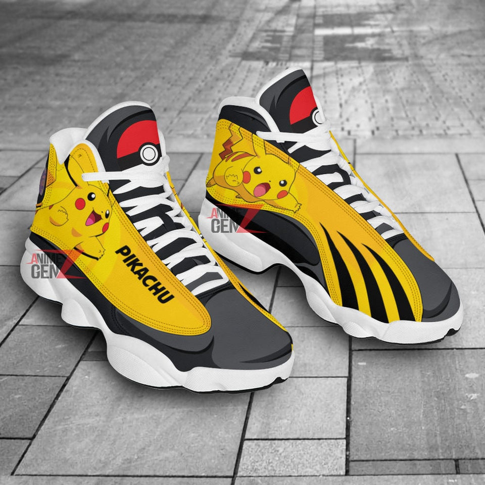 Pokemon Pikachu Air Jordan 13 Sneakers Custom Anime Shoes