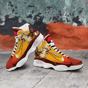 Pokemon Arcanine Air Jordan 13 Sneakers Custom Anime Shoes