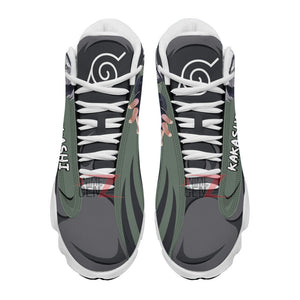 Kakashi Naruto Anime Air Jordan 13 Sneakers Custom Anime Shoes