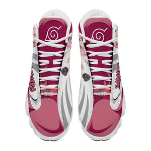 Naruto Haruno Sakura Air Jordan 13 Sneakers Custom Anime Shoes