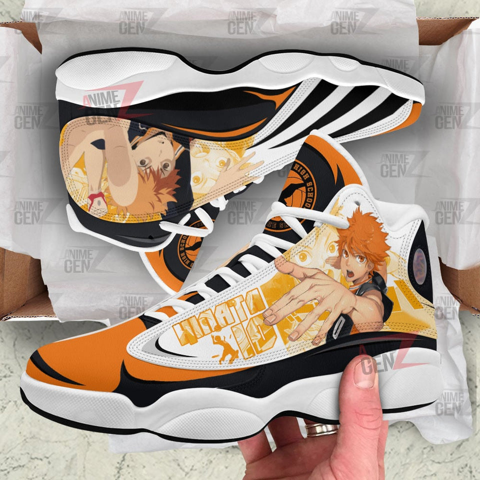 Haikyuu Hinata Shoyo Air Jordan 13 Sneakers Custom Anime Shoes