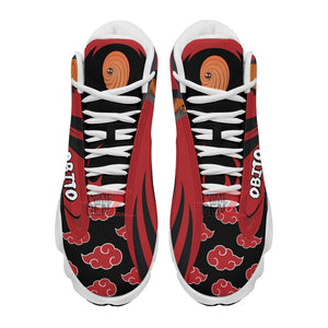 Naruto Akatsuki Obito Air Jordan 13 Sneakers Custom Anime Shoes