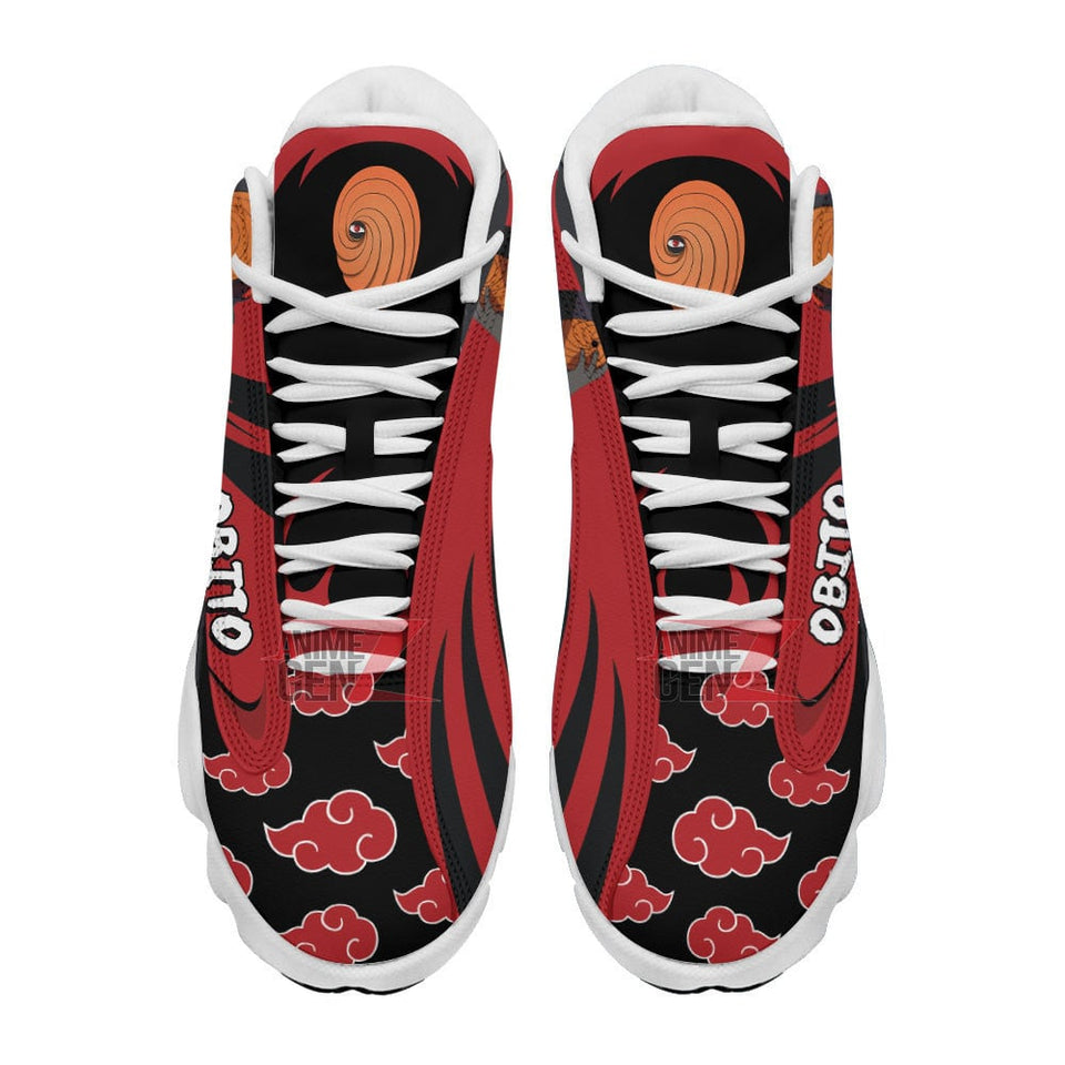 Naruto Akatsuki Obito Air Jordan 13 Sneakers Custom Anime Shoes