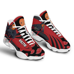 Naruto Akatsuki Obito Air Jordan 13 Sneakers Custom Anime Shoes