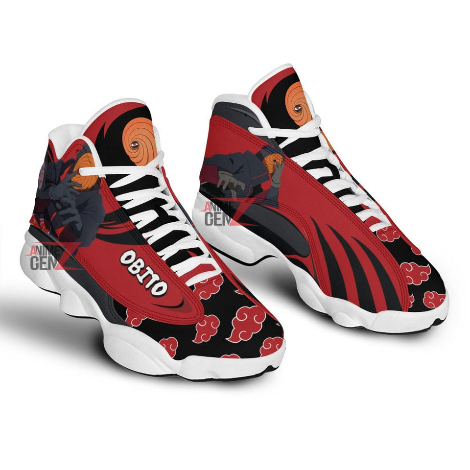 Naruto Akatsuki Obito Air Jordan 13 Sneakers Custom Anime Shoes