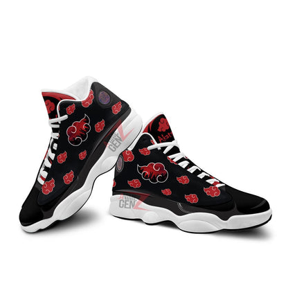Naruto Akatsuki Air Jordan 13 Sneakers Custom Anime Shoes