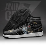 Zora Ideale JD Sneakers Black Clover Custom Anime Shoes