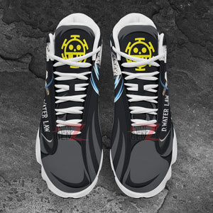 One Piece Water Law Air Jordan 13 Sneakers Custom Anime Shoes