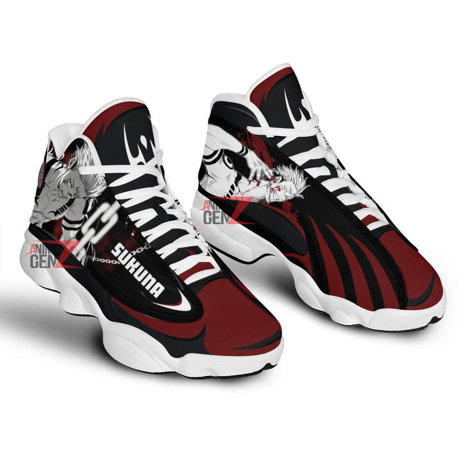 Jujutsu Kaisen Yuji Itadori X Sukana Air Jordan 13 Custom Anime Shoes