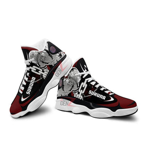 Jujutsu Kaisen Yuji Itadori X Sukana Air Jordan 13 Custom Anime Shoes