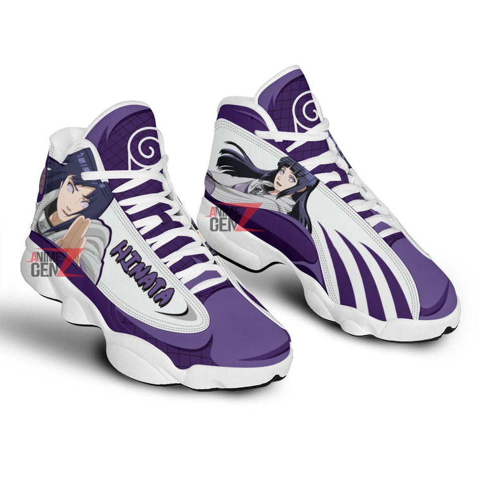 Naruto Hyuga Hinata Air Jordan 13 Sneakers Custom Anime Shoes