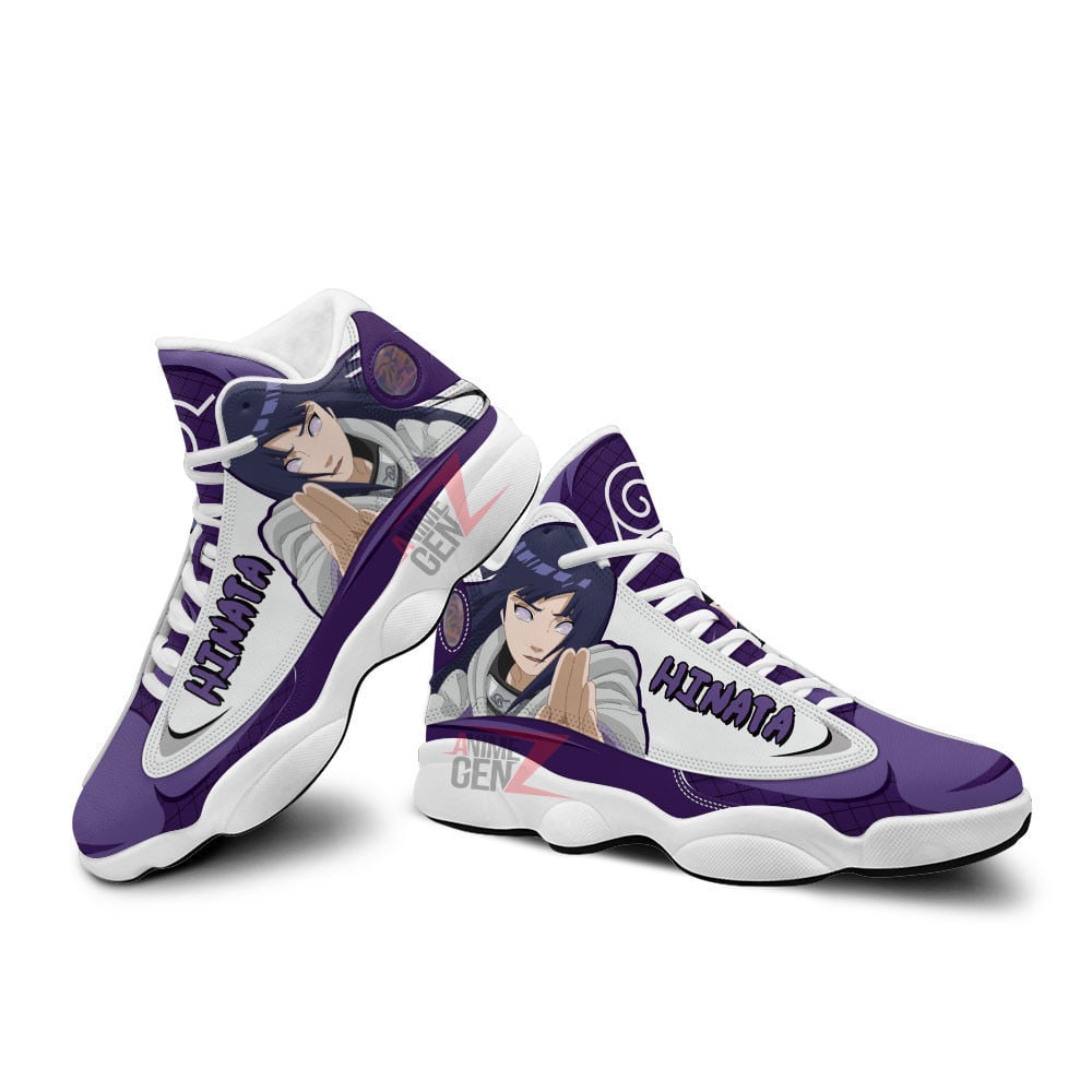 Naruto Hyuga Hinata Air Jordan 13 Sneakers Custom Anime Shoes