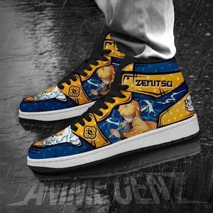 Demon Slayer JD Sneakers Agatsuma Zenitsu Custom Anime Shoes