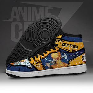 Demon Slayer JD Sneakers Agatsuma Zenitsu Custom Anime Shoes