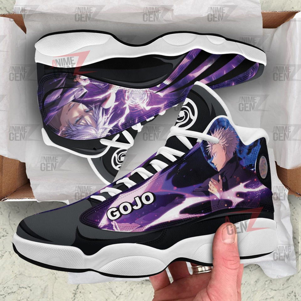 Jujutsu Kaisen Satoru Gojo Air Jordan 13 Custom Anime Shoes