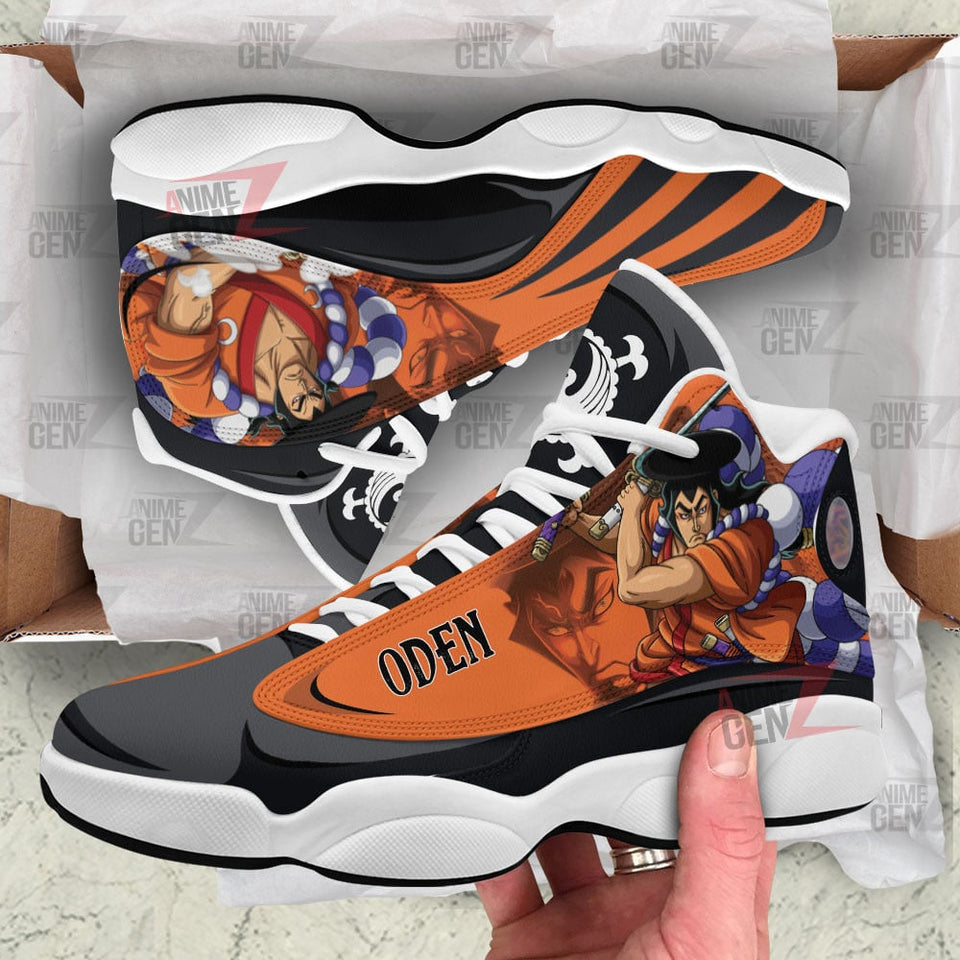 One Piece Kozuki Oden Air Jordan 13 Sneakers Custom Anime Shoes