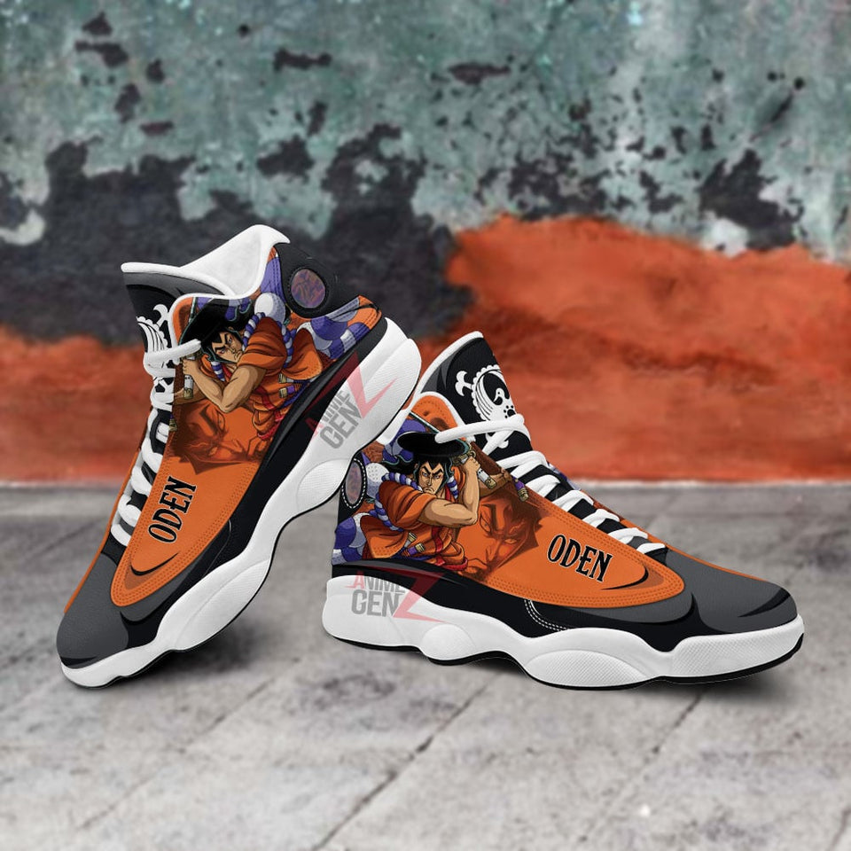 One Piece Kozuki Oden Air Jordan 13 Sneakers Custom Anime Shoes