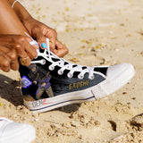 Black Clover Gauche Adlai Black Bull High Top Shoes Custom Anime Sneakers