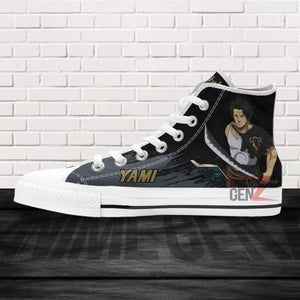 Black Clover Yami Black Bull High Top Shoes Custom Anime Sneakers