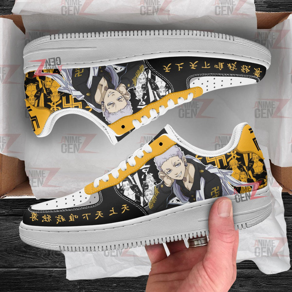 Tokyo Revengers Takashi Mitsuya Air Sneakers Custom Anime Shoes