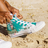Bleach Nel Tu High Top Shoes Custom Anime Sneakers