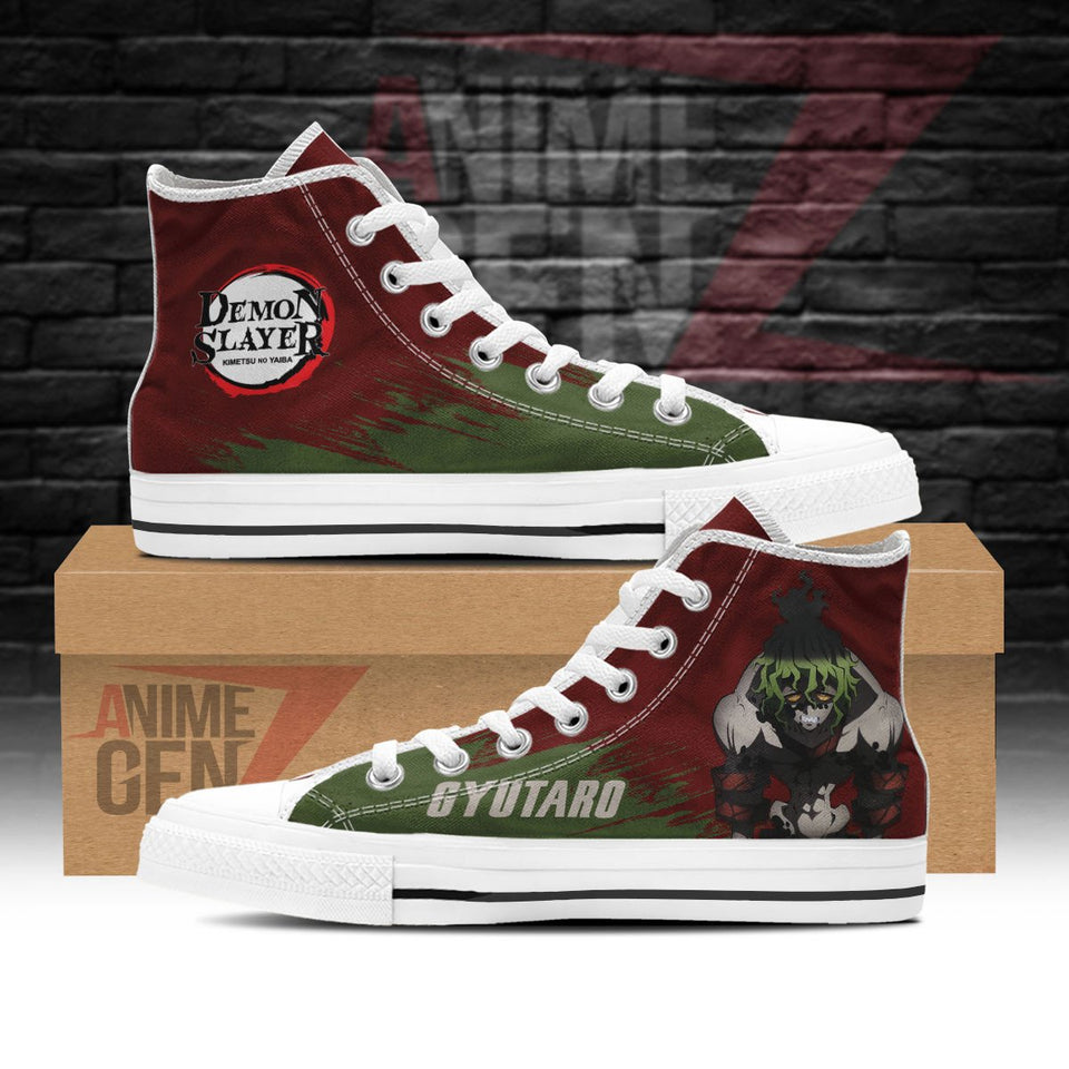 Demon Slayer Gyutaro High Top Shoes Custom Anime Shoes