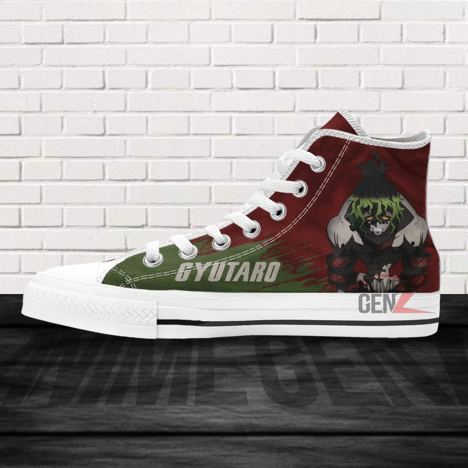 Demon Slayer Gyutaro High Top Shoes Custom Anime Shoes