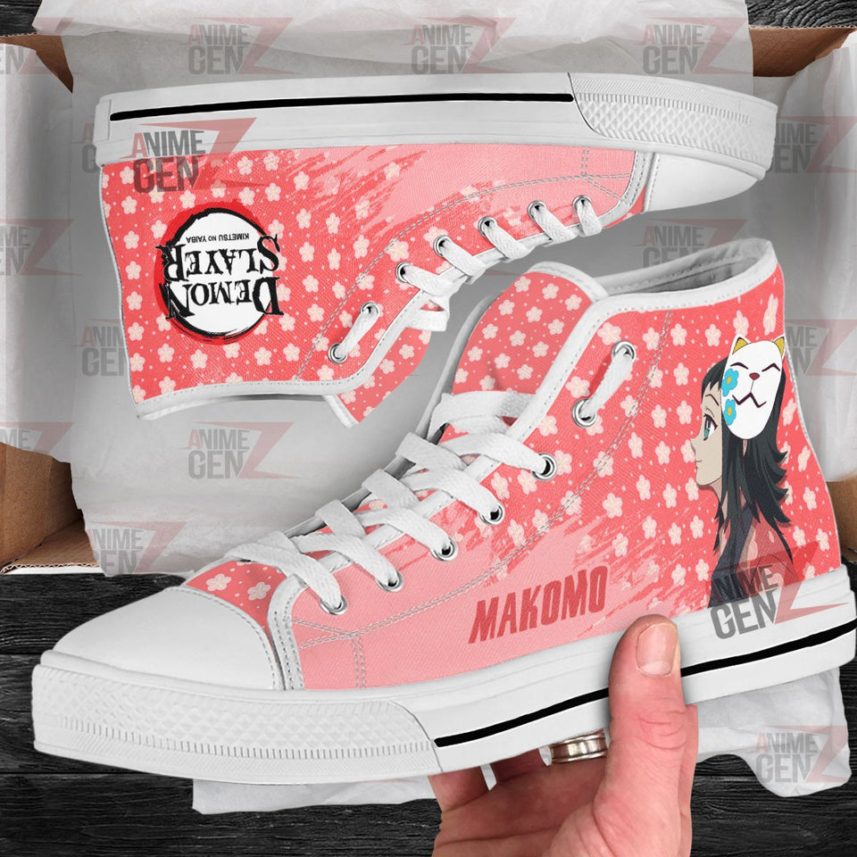Demon Slayer Makomo High Top Shoes Custom Anime Shoes