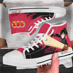 Inuyasha Sango High Top Shoes Custom Anime Shoes